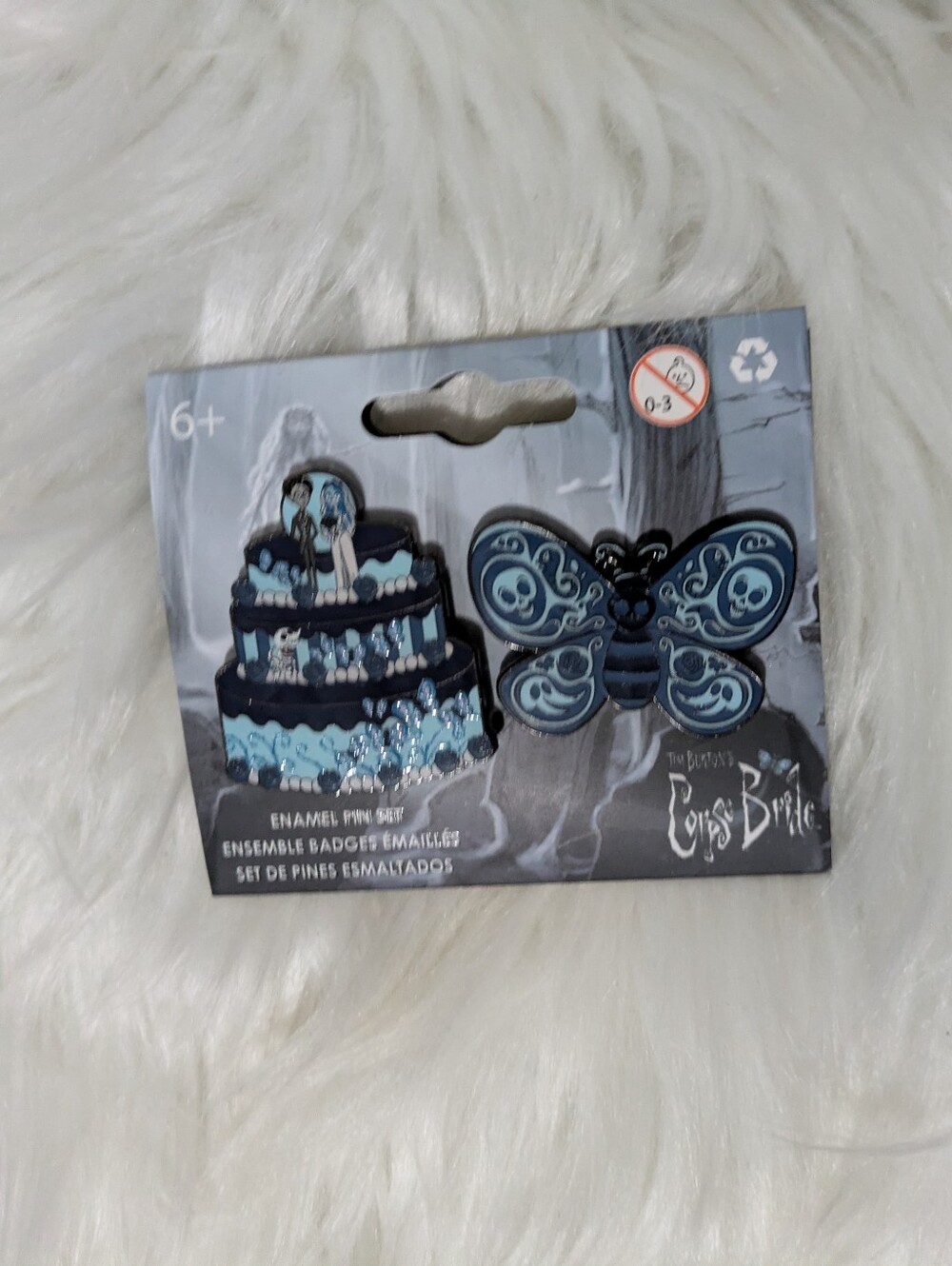Loungefly The Corpse Bride Emily Butterfly Mini Backpack & Loungefly Pin Set NEW - Picture 12 of 14